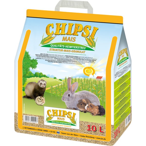 Chipsi granulado de milho - 10 l