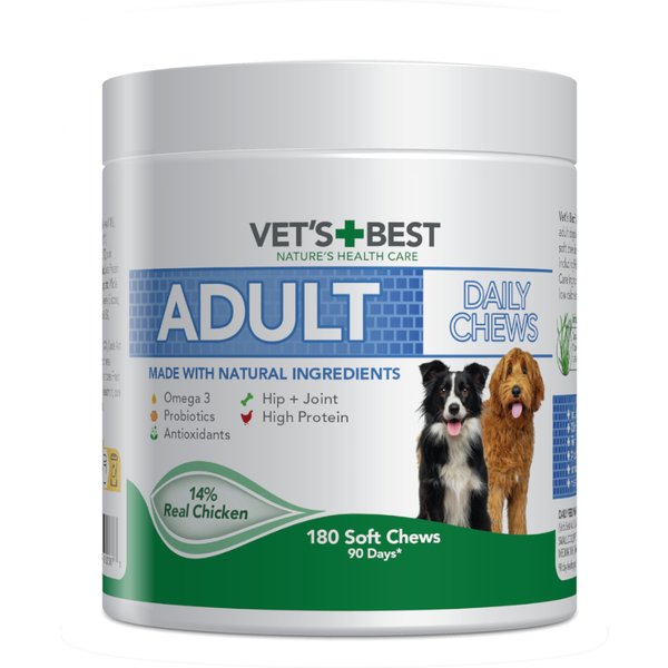 Vet's Best Adult Daily Chews Pollo - 400 g (180 masticables)