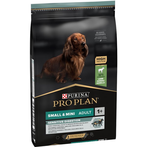 2x7kg PRO PLAN Small Mini Sensitive Digestion Lam droogvoer voor honden