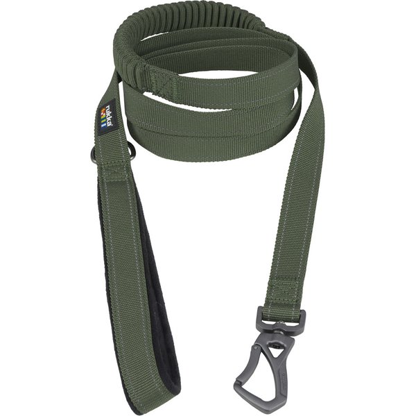 Rukka Bliss x schokabsorberende hondenriem, maat olijf M: 200 cm lang, 20 mm brede hond