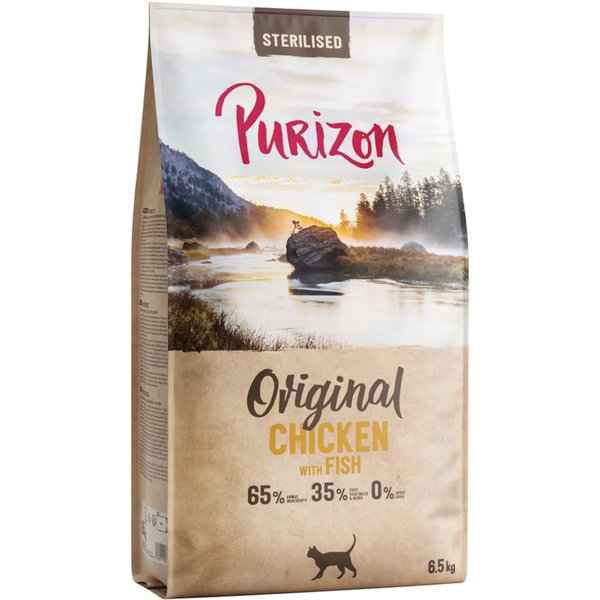 Purizon Cat Sterilised pollo y pescado - Original Daily 65 % NUEVO - 6,5 kg