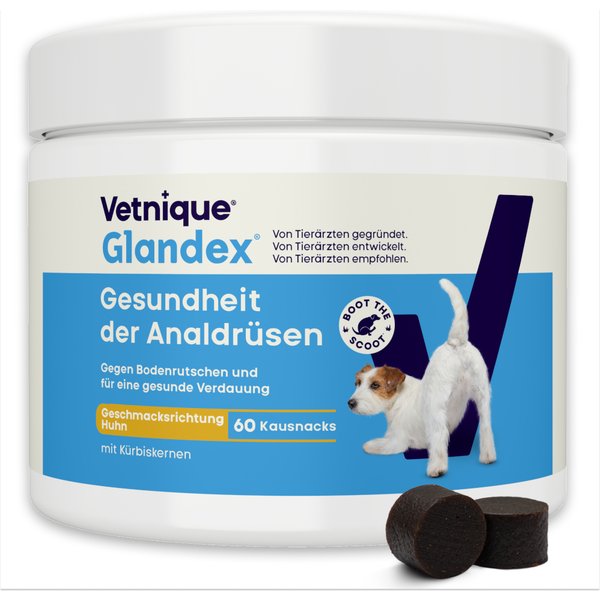 Glandex snacks de mastigar para as glândulas anais - 60 snacks para mastigar