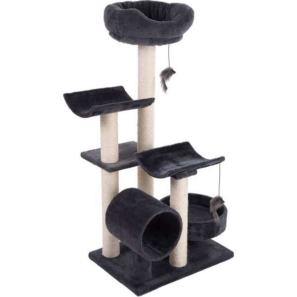 Rascador Penélope para gatos - Gris oscuro