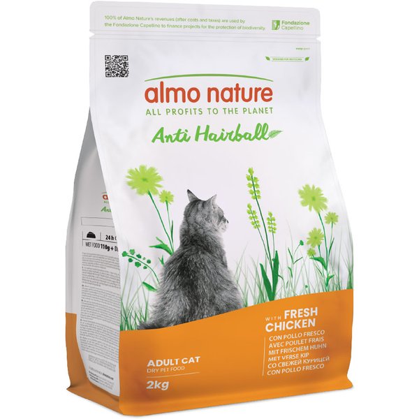 Almo Nature Functional Anti Hairball frango e arroz - 2 kg