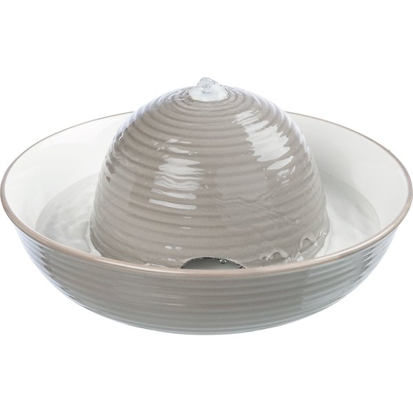 1,5l Trixie Vital Flow Keramieken Drinkfontein Grijs voor Katten