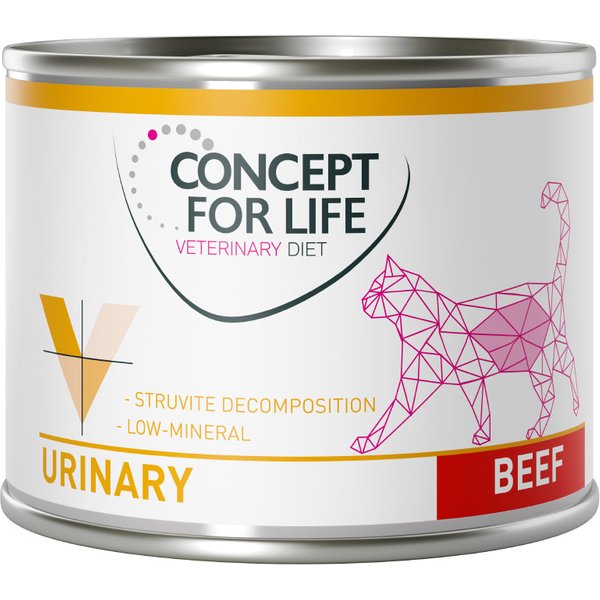 Concept for Life Urinary Veterinary Diet con vacuno para gatos - 24 x 200 g