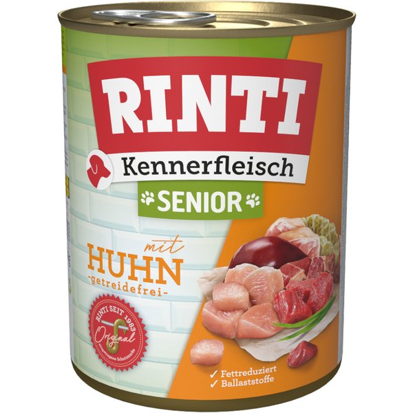 Rinti Kennerfleisch Senior 6 x 800 g - Pollo