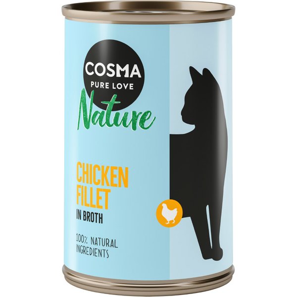 Cosma Nature 6 x 140 g - Filete de frango