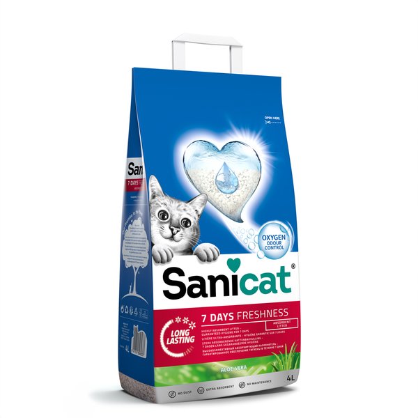4x4l Sanicat 7 Days Aloë Vera Kattenbakvulling