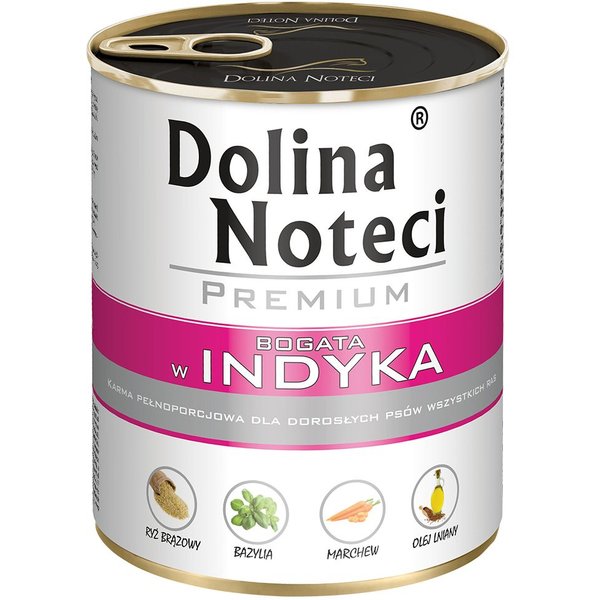 24x800g Lam, Rund, Kalkoen & Eend Dolina Noteci Premium Hondenvoer