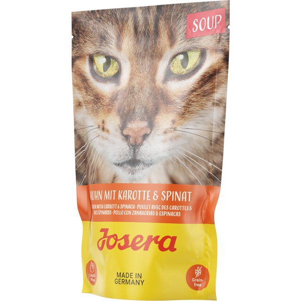 Josera Soup 16 x 70 g - Pollo con zanahoria y espinacas