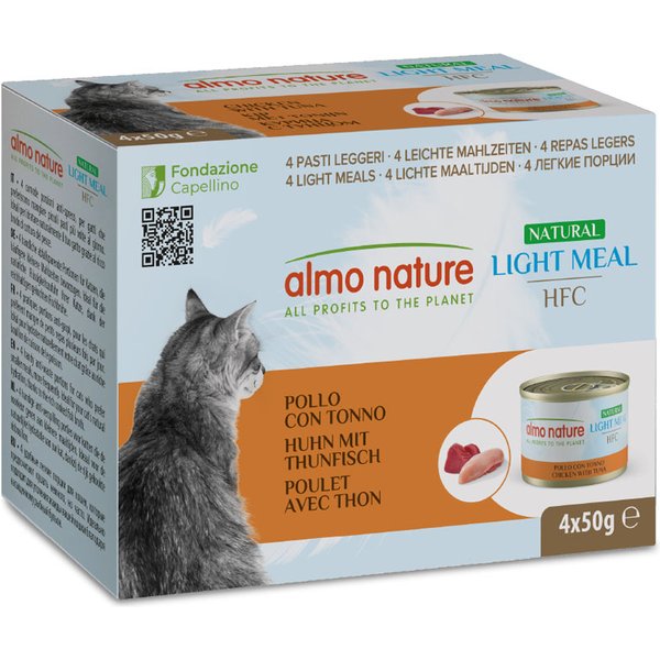Almo Nature HFC Natural Light 24 x 50 g - Pack Ahorro - Pollo y atún