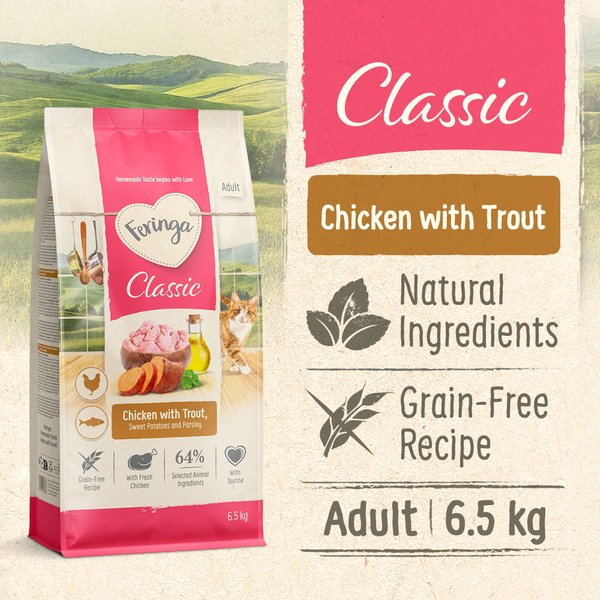 Feringa Adult Duo frango com truta - NOVO 6,5 kg