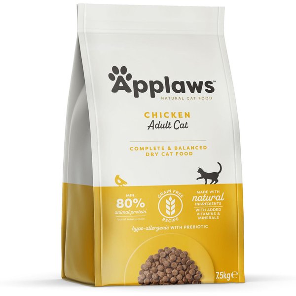 2x7,5kg Adult Kip Applaws Kattenvoer