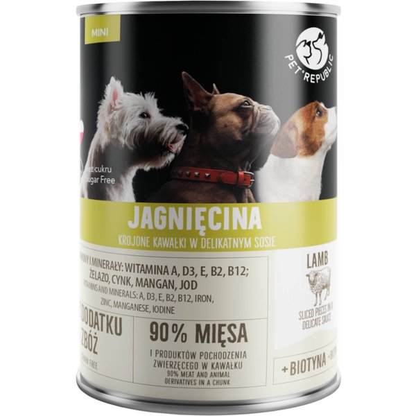 10x400g Lam Pet Republic Adult in Saus natvoer voor honden
