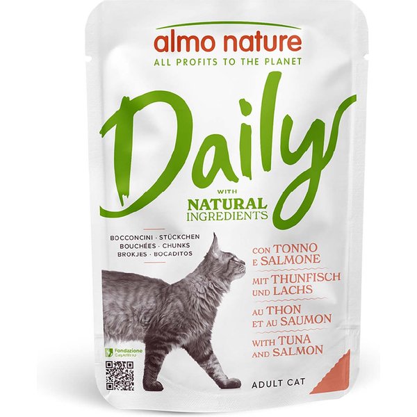 Almo Nature Daily Menu 24 x 70 g - Pack Ahorro - Atún y salmón
