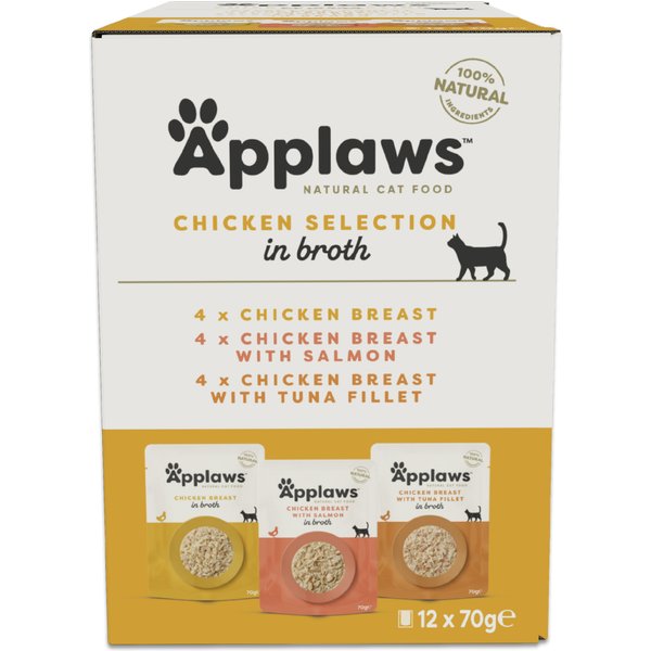 Applaws Zakje met Bouillonmix 12 x 70 g - Mixpakket Kip 3 (3 Soorten)