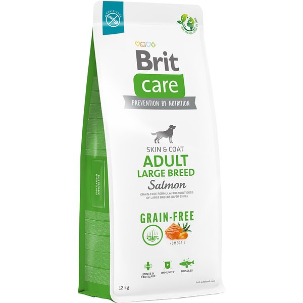 Brit Care Grain-Free Adult Large Breed com salmão e batatas - 12 kg