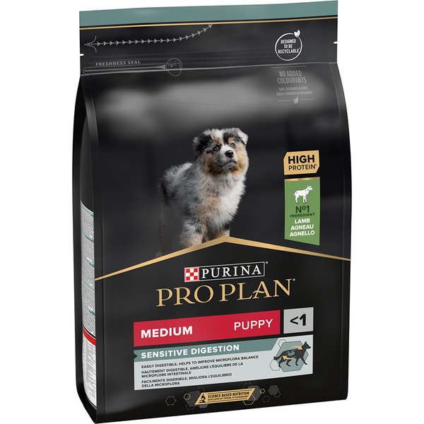 3kg Medium Puppy Sensitive Digestion Lam/Rijst Purina Pro Plan Hondenvoer