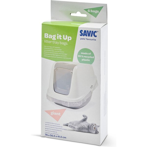 Savic Bag it Up sacos para caixas de areia dos gatos - Giant - 3 x 6 unidades