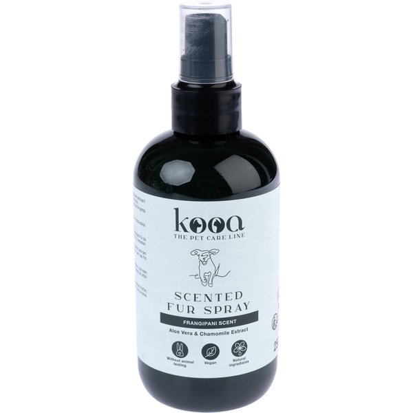 250 ml kooa Geparfumeerde Vachtspray met Frangipanigeur voor honden