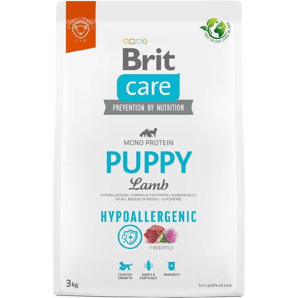 3kg Hypoallergenic Puppy Lam & Rijst Brit Care Hondenvoer