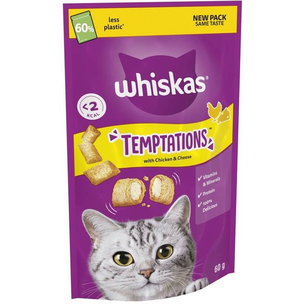 Whiskas Temptations 60g