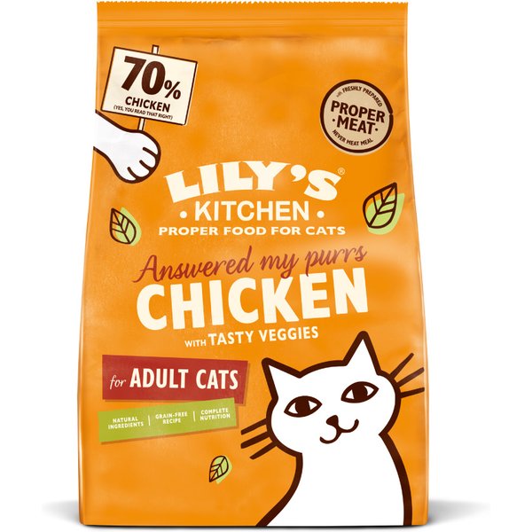 2x2kg Lily's Kitchen Delicious Chicken Complete Adult Dry Kattenvoer