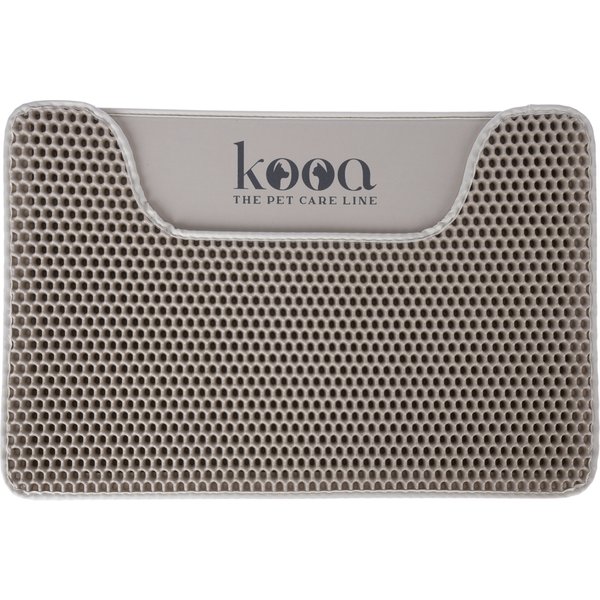 Kooa dubbellaagse kattenbakmat Marshmallow
