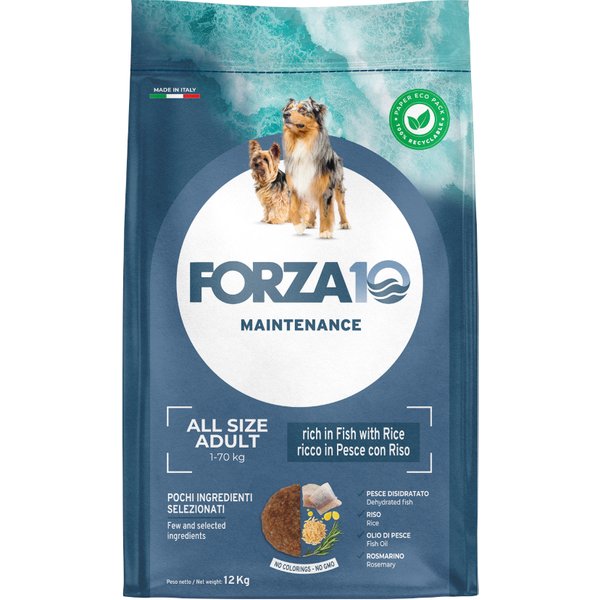 2x12 kg Forza 10 All Breeds Maintenance Vis & Rijst Hondenvoer