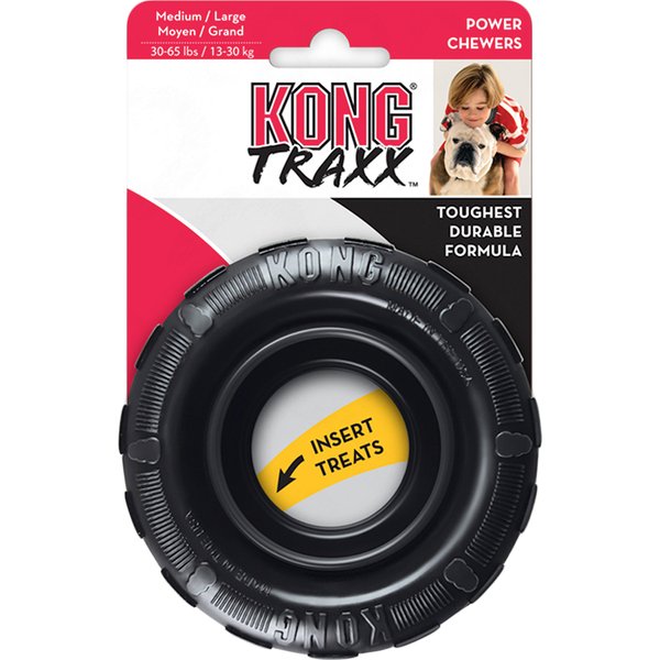KONG Traxx brinquedo recheável para cães - M: diâmetro 11,5 cm (aprox.)