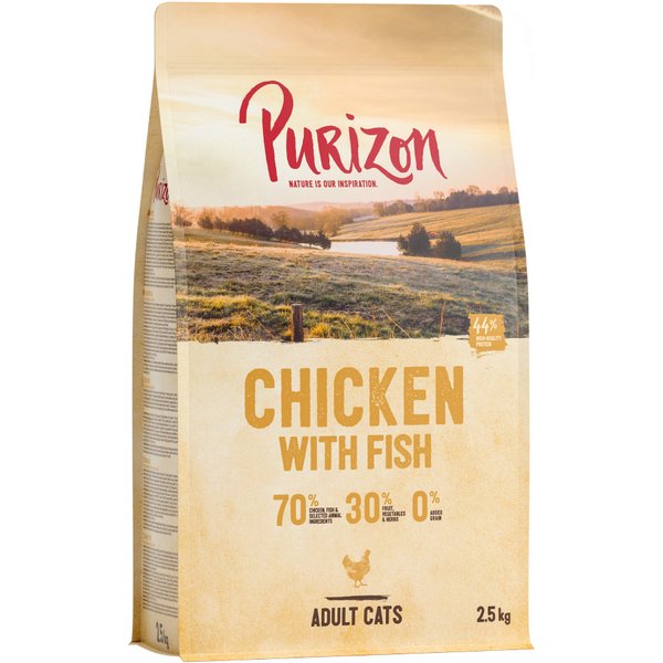 2,5kg Adult Kip met Vis Purizon Kattenvoer