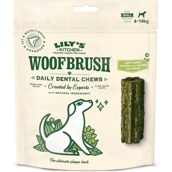 7x22g Lily's Kitchen Woofbrush Dental Sticks voor kleine honden