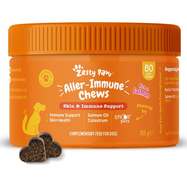 Zesty Paws Aller-Immune Chews salmón - 50 comprimidos masticables