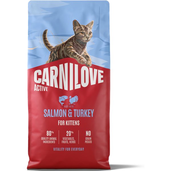 6 kg Carnilove Active Kitten met zalm en kalkoen droog kattenvoer