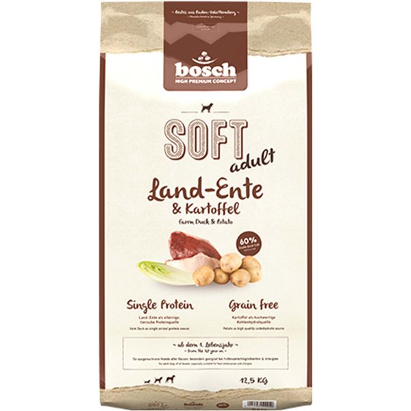 Dubbelpak: bosch - Soft Eend & Aardappel (2 x 12,5 kg)