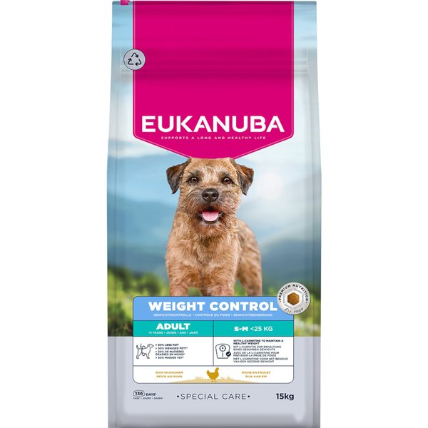 Eukanuba Special Care Weight Control Adult Small/Medium - 15 kg