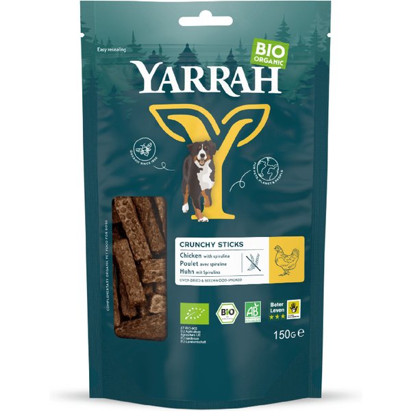 Yarrah Bio Crunchy Sticks secos no forno - 150 g