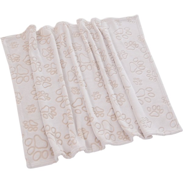 Smartpet Pawzzz Manta de microfibra para cães e gatos - C 100 x L 75 cm (creme/beige)