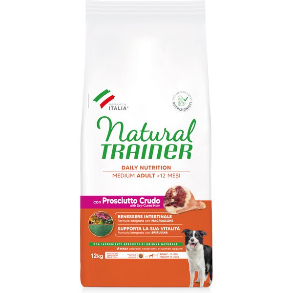Natural Trainer Natural Adult Medium met Prosciutto - 12 kg