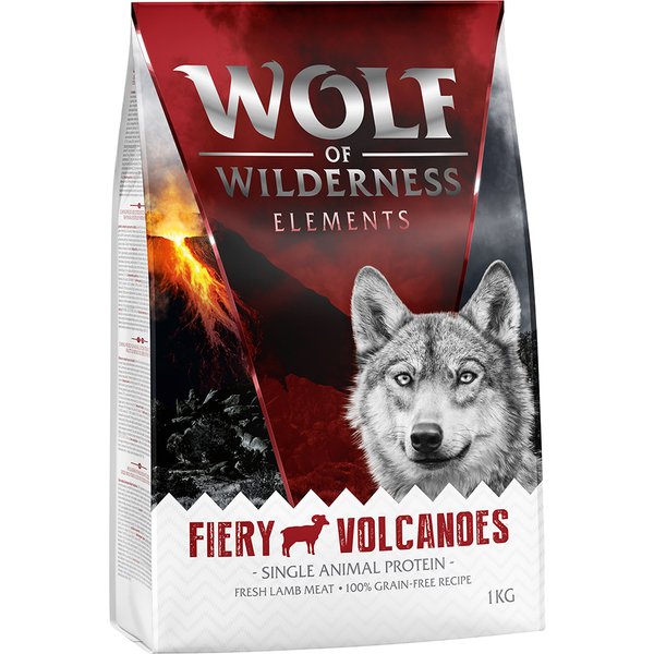 Wolf of Wilderness Monoprotein cordeiro "Fiery Volcanoes" - 1 kg