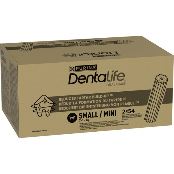 108 stuks voor kleine honden Purina Dentalife Tandverzorgingssnacks