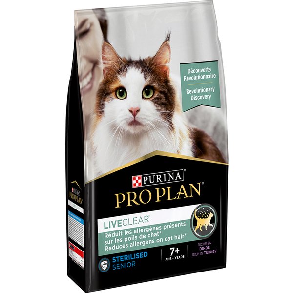 PURINA PRO PLAN LiveClear Sterilised Senior 7+ peru - Pack económico: 2 x 2,8 kg