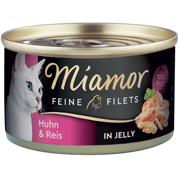 6x100g Kip & Rijst Miamor Kattenvoer