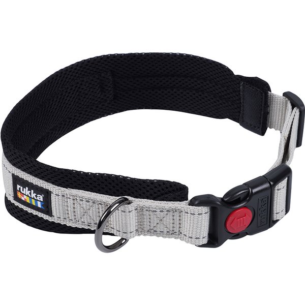 Rukka® Bliss Eco Halsband, grijs maat L hond