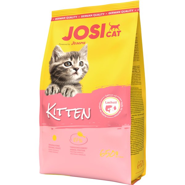 JosiCat Kitten com aves ração para gatinhos - 2 x 650 g