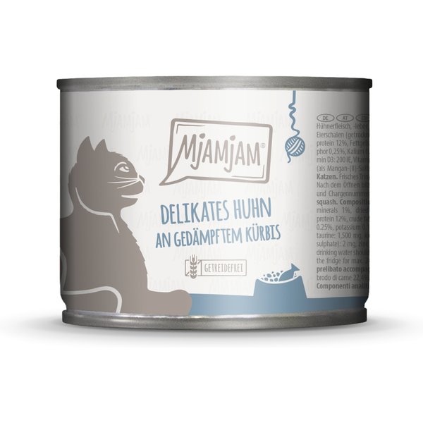 MjAMjAM 6 x 200 g - Frango delicado com abóbora ao vapor
