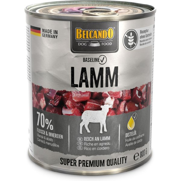 6x800g Belcando Baseline lam natvoer voor honden