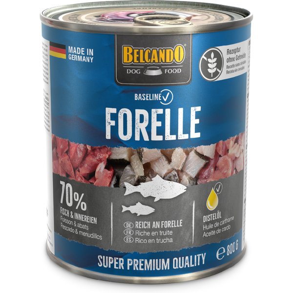 6x800g Belcando Baseline forel natvoer voor honden