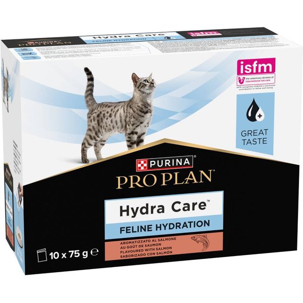 PURINA PRO PLAN Feline Hydra Care - con sabor a salmón (20 x 75 g) - Pack Ahorro